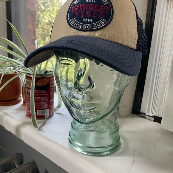 American Needle Wrigley Field Tan and Navy Hat​ - Picture 1 of 5